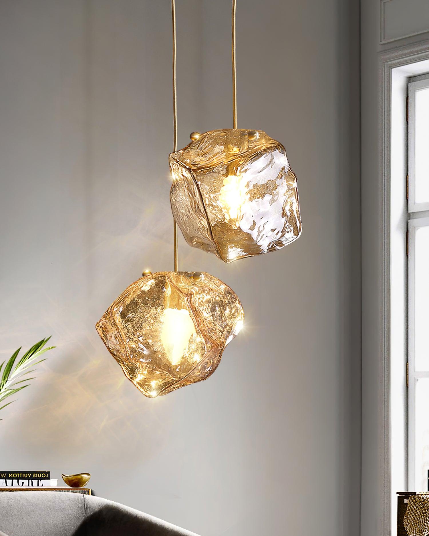 Kixu Brass Luxurious Pendant Lamp