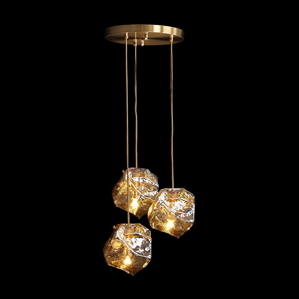 Kixu Brass Luxurious Pendant Lamp