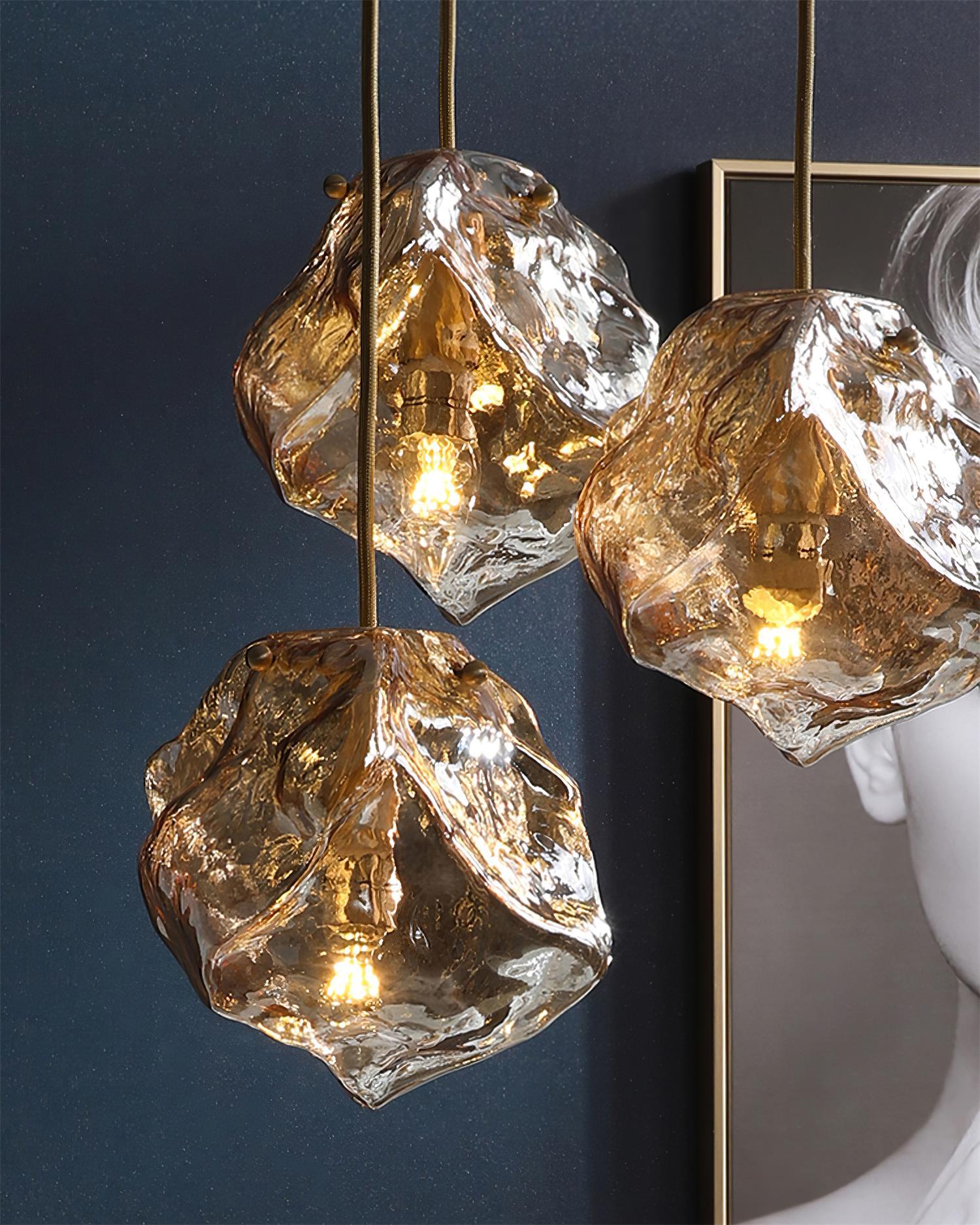 Kixu Brass Luxurious Pendant Lamp