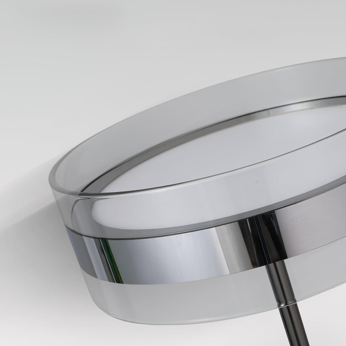 Lioreette Chrome & Glass Table Lamp