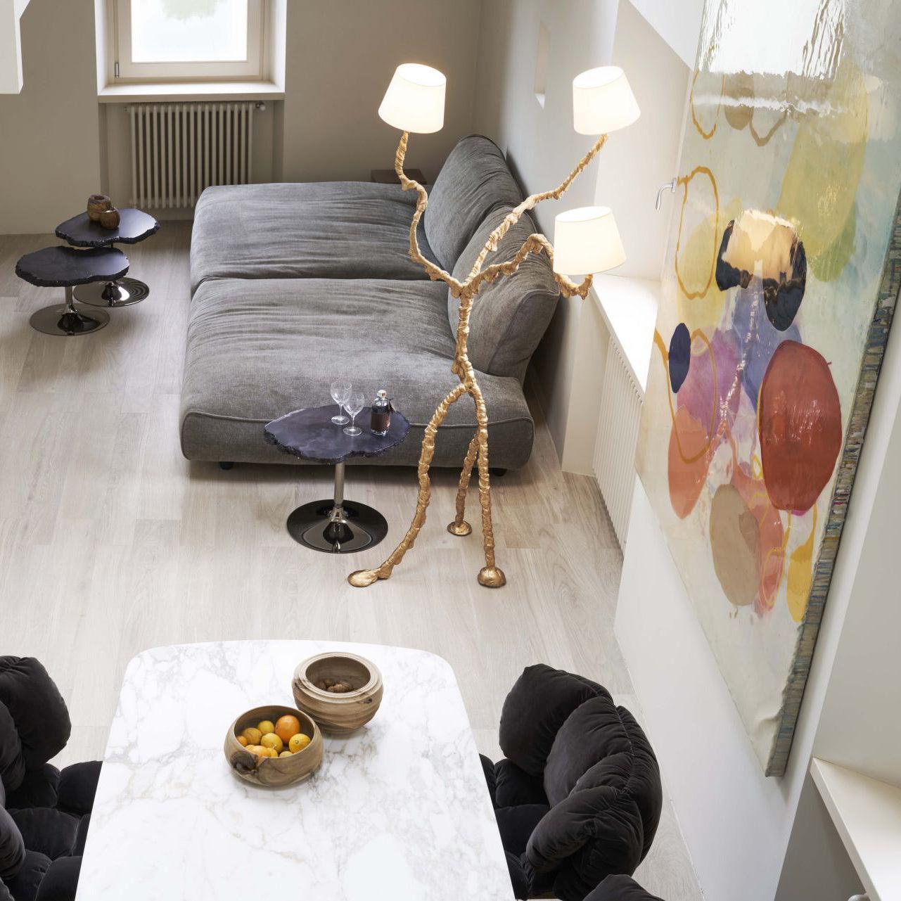 Dendria Triple-Arm Branch Sculptural Floor Lamp