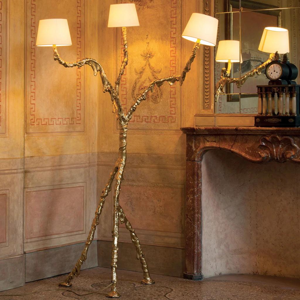 Dendria Triple-Arm Branch Sculptural Floor Lamp