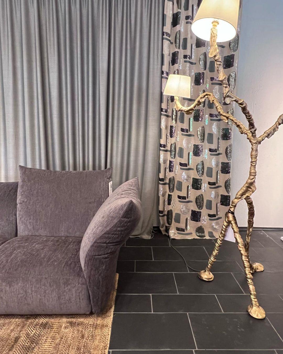 Dendria Triple-Arm Branch Sculptural Floor Lamp