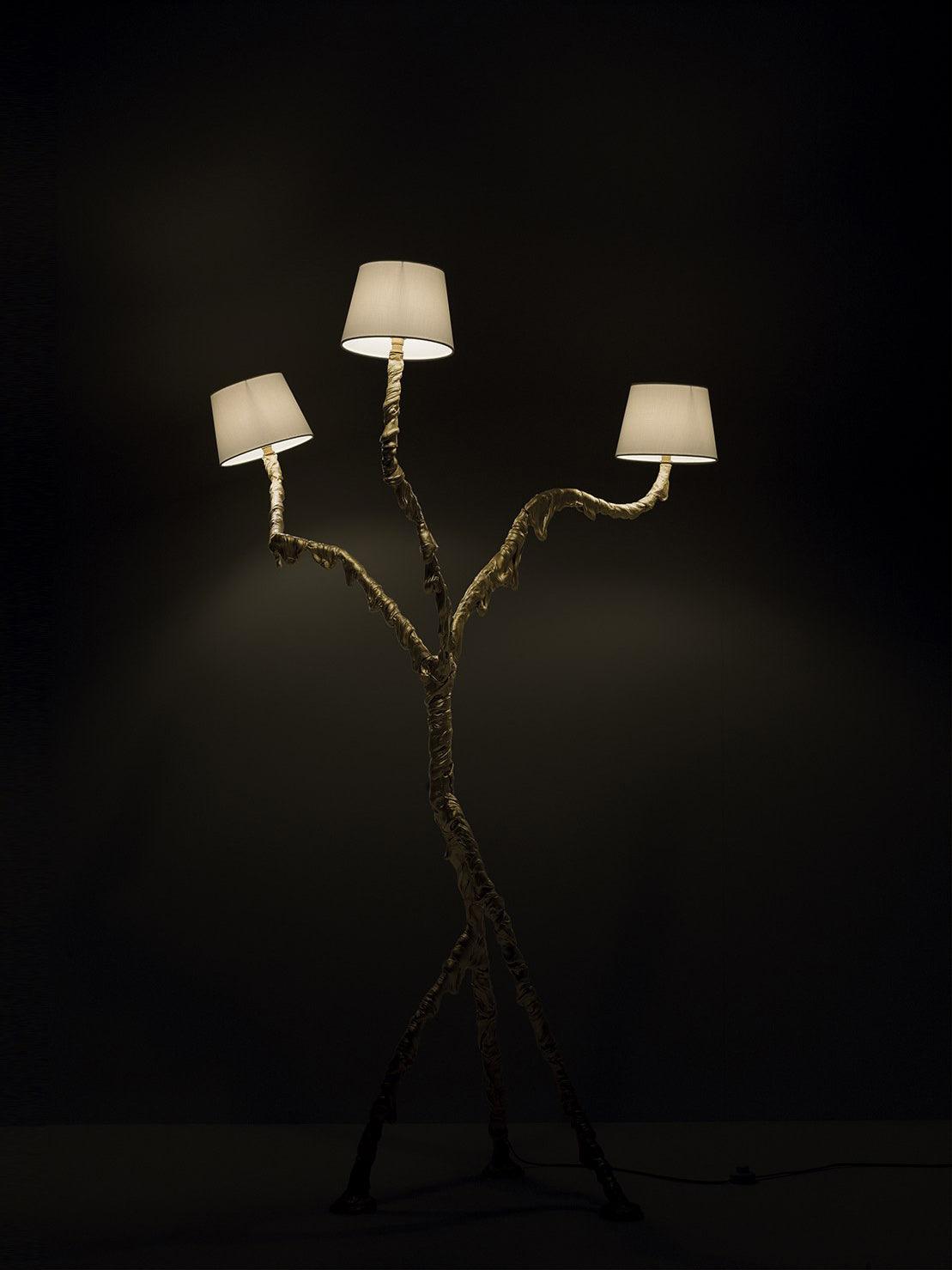 Dendria Triple-Arm Branch Sculptural Floor Lamp