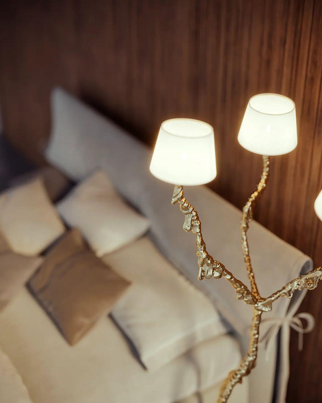 Dendria Triple-Arm Branch Sculptural Floor Lamp