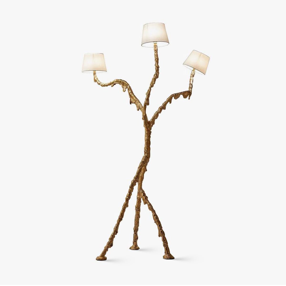 Dendria Triple-Arm Branch Sculptural Floor Lamp