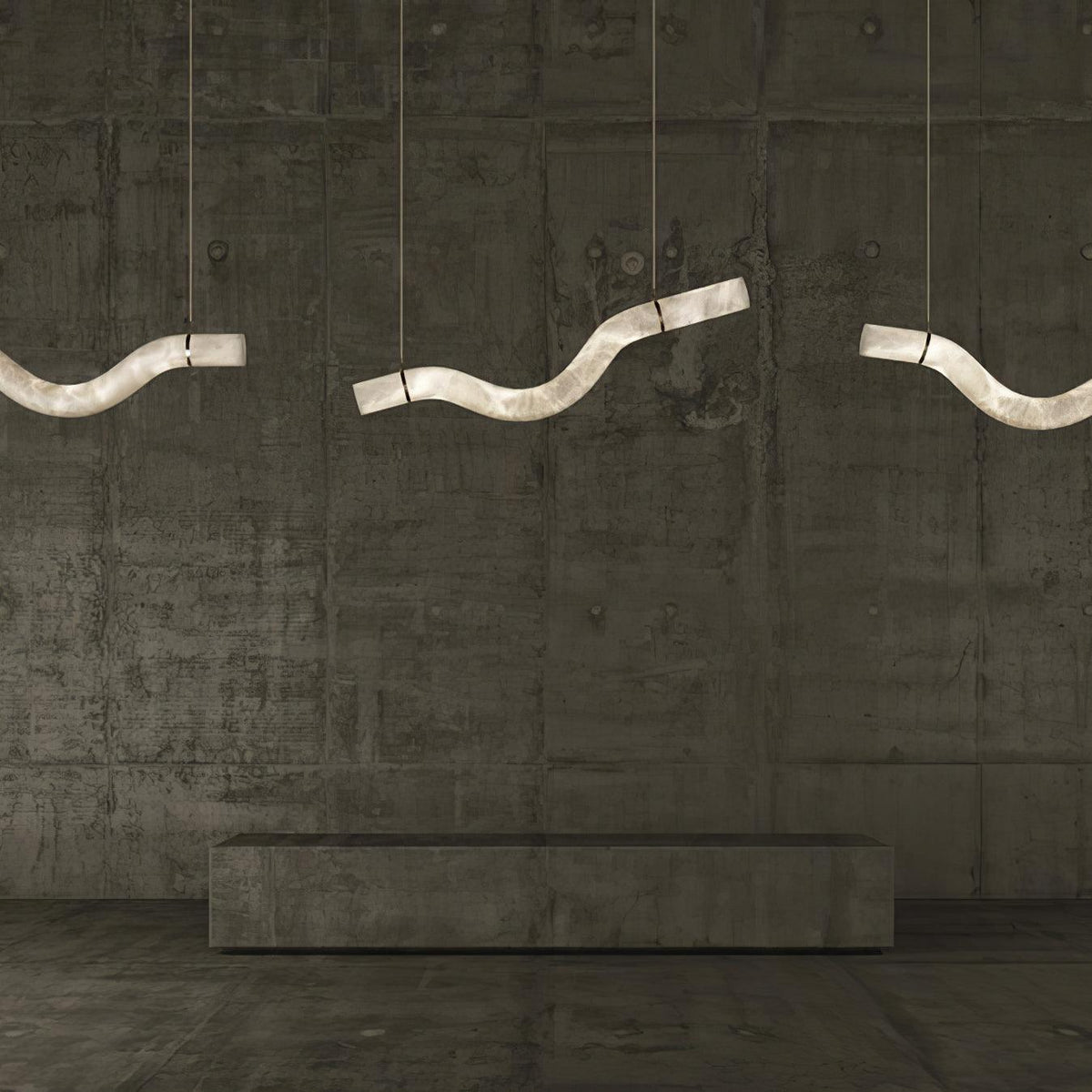 Luste Alabaster Closed-loop Pendant Light Chandelier