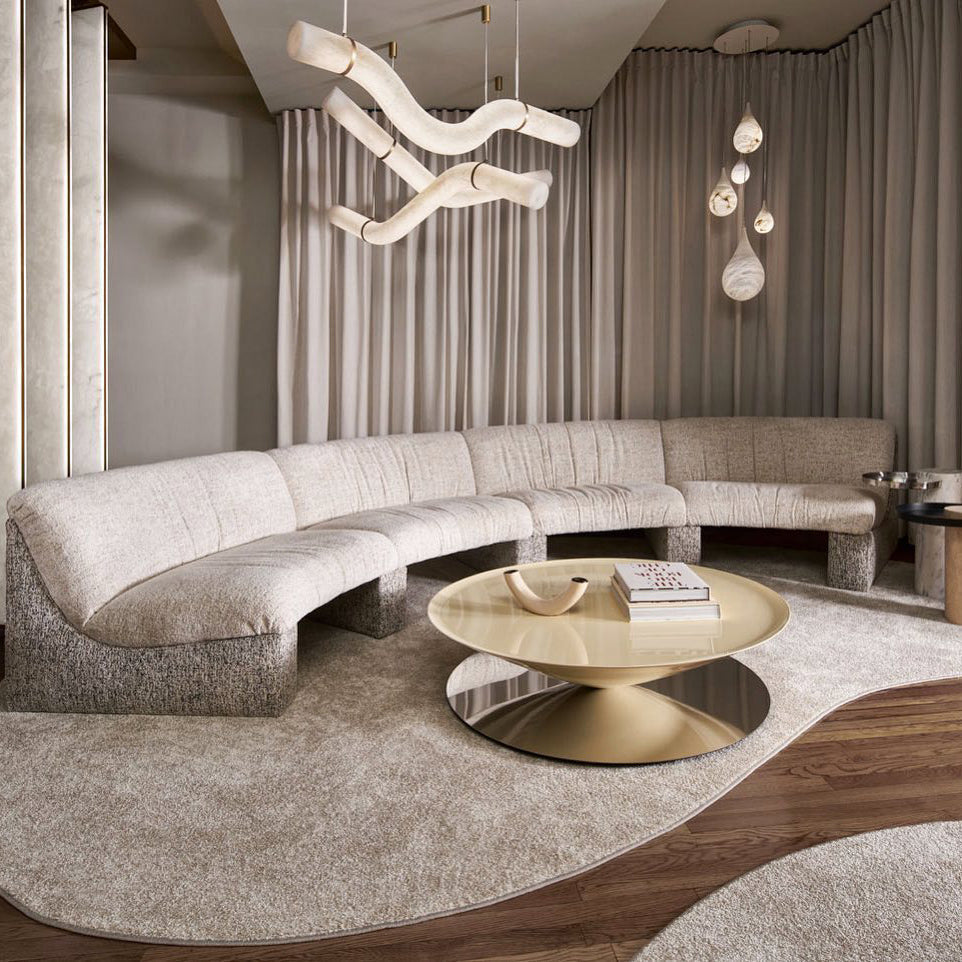 Luste Alabaster Closed-loop Pendant Light Chandelier