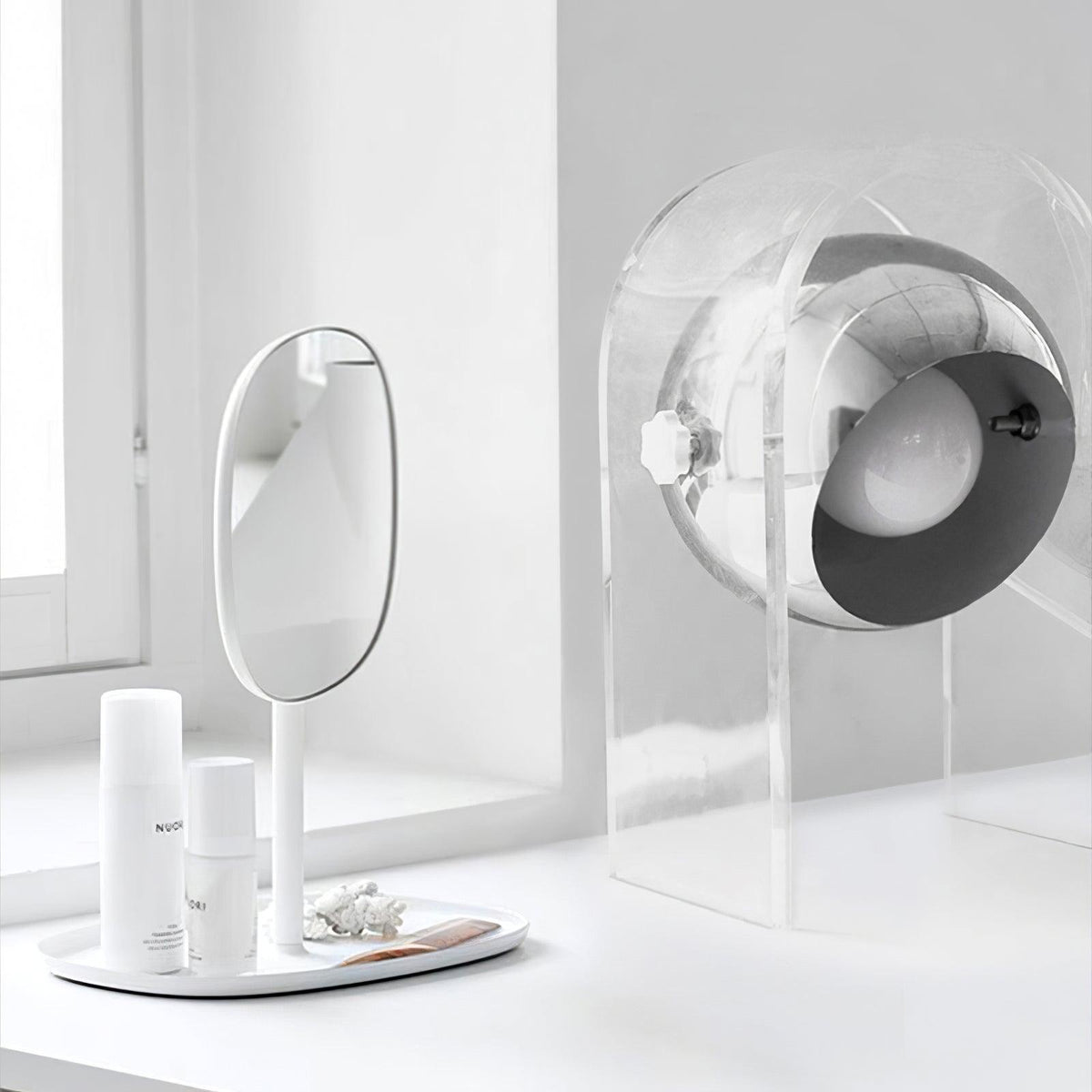 Tynza Steel Futuristic Table Lamp