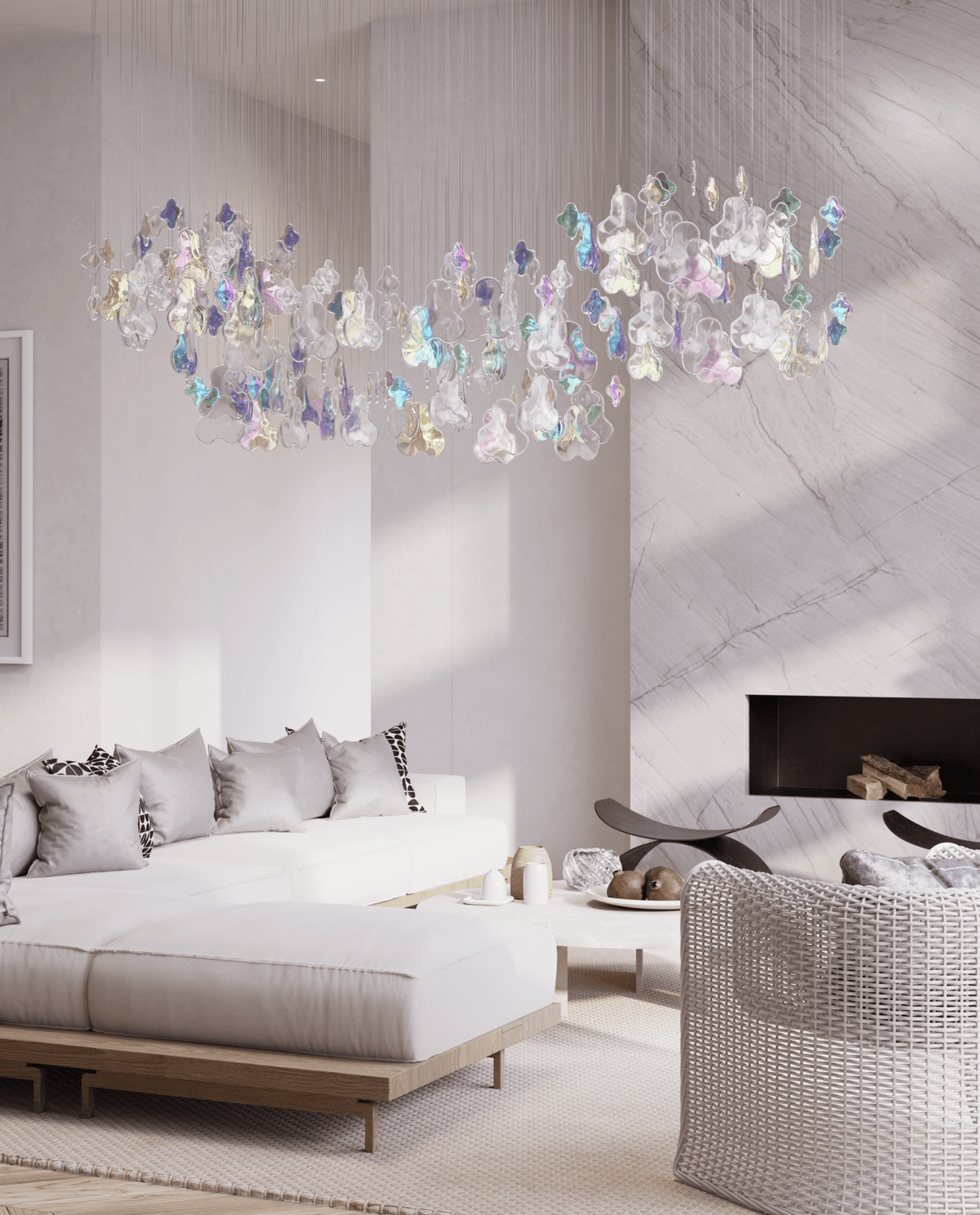 Nimbus Clouds Blossom Chandelier