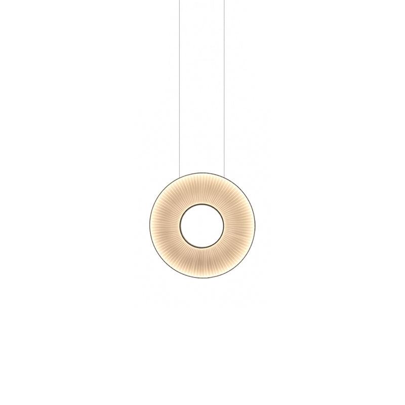 Lumira Pendant Lamp White Fabric Classic