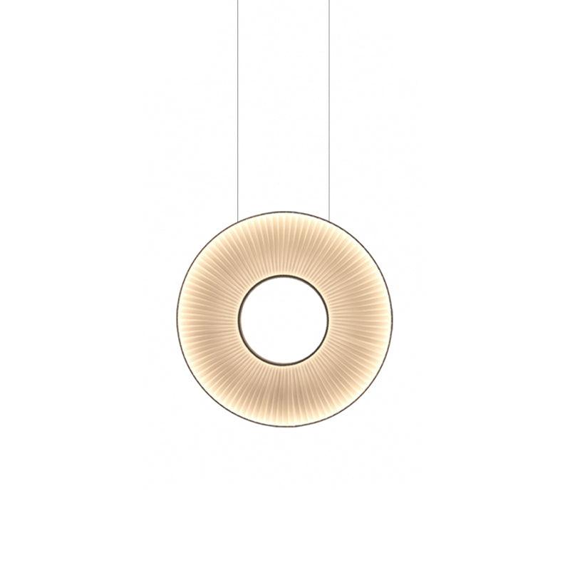 Lumira Pendant Lamp White Fabric Classic