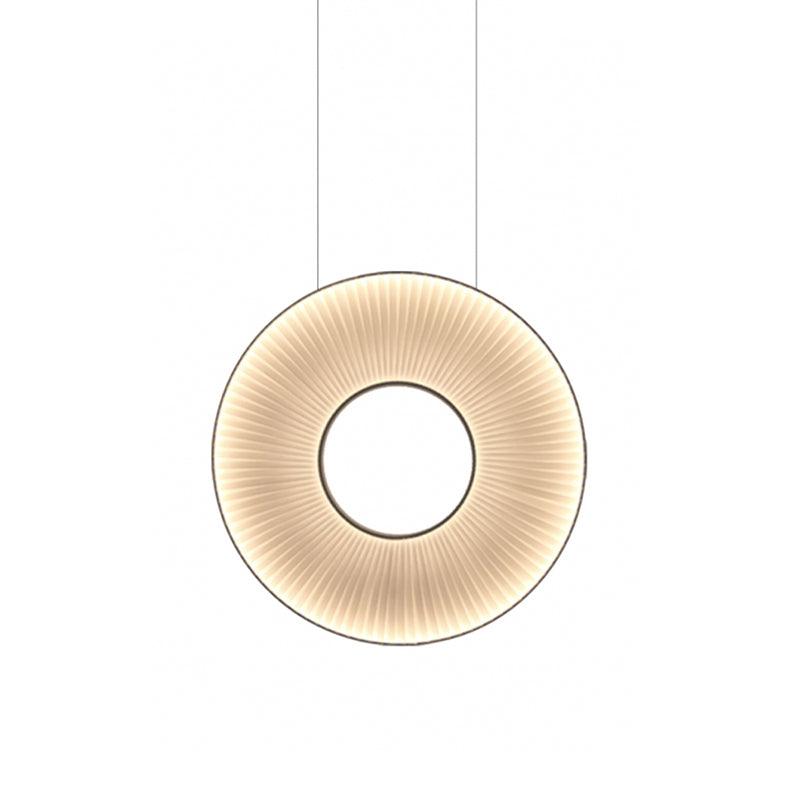 Lumira Pendant Lamp White Fabric Classic