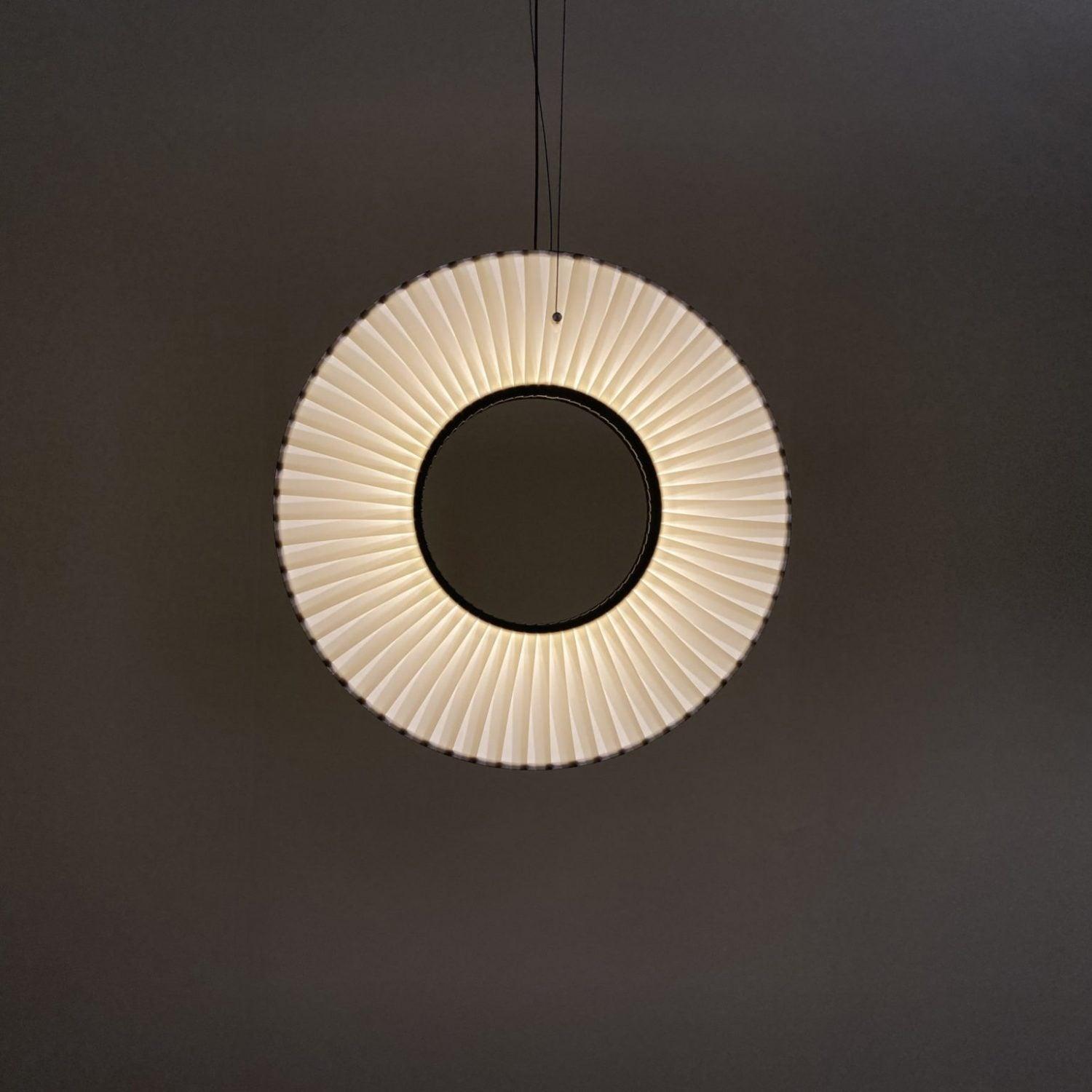 Lumira Pendant Lamp White Fabric Classic