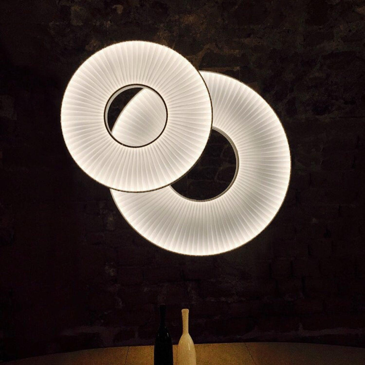 Lumira Pendant Lamp White Fabric Classic