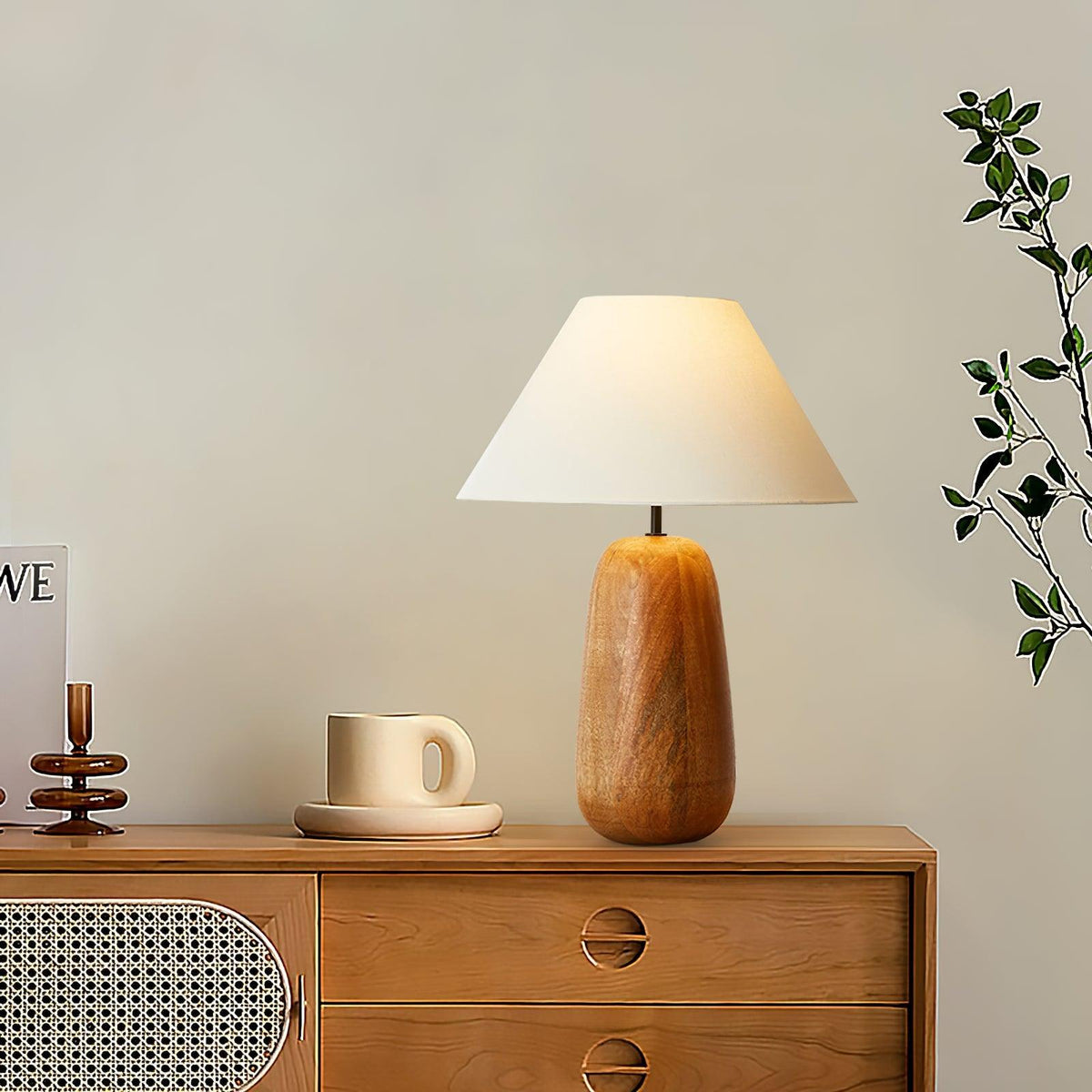 Syloraya Modern Wood Table Lamp