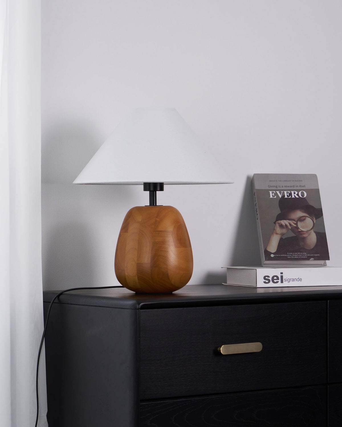 Syloraya Modern Wood Table Lamp
