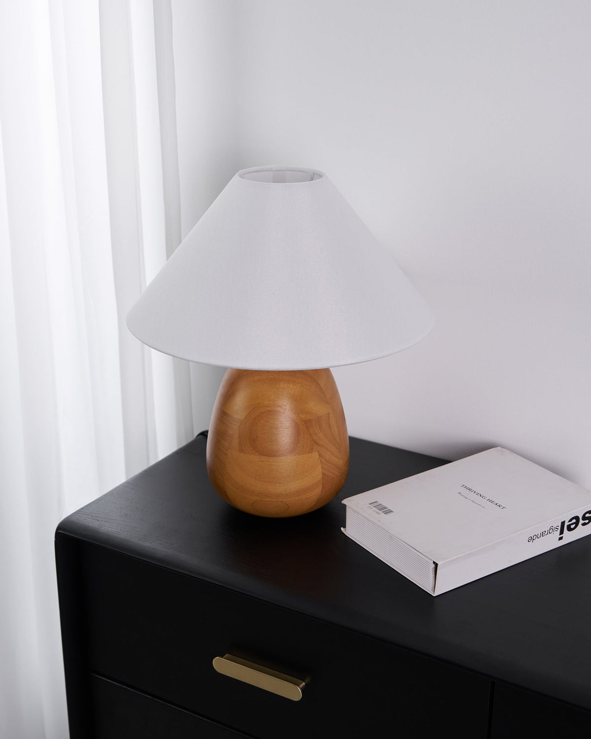 Syloraya Modern Wood Table Lamp