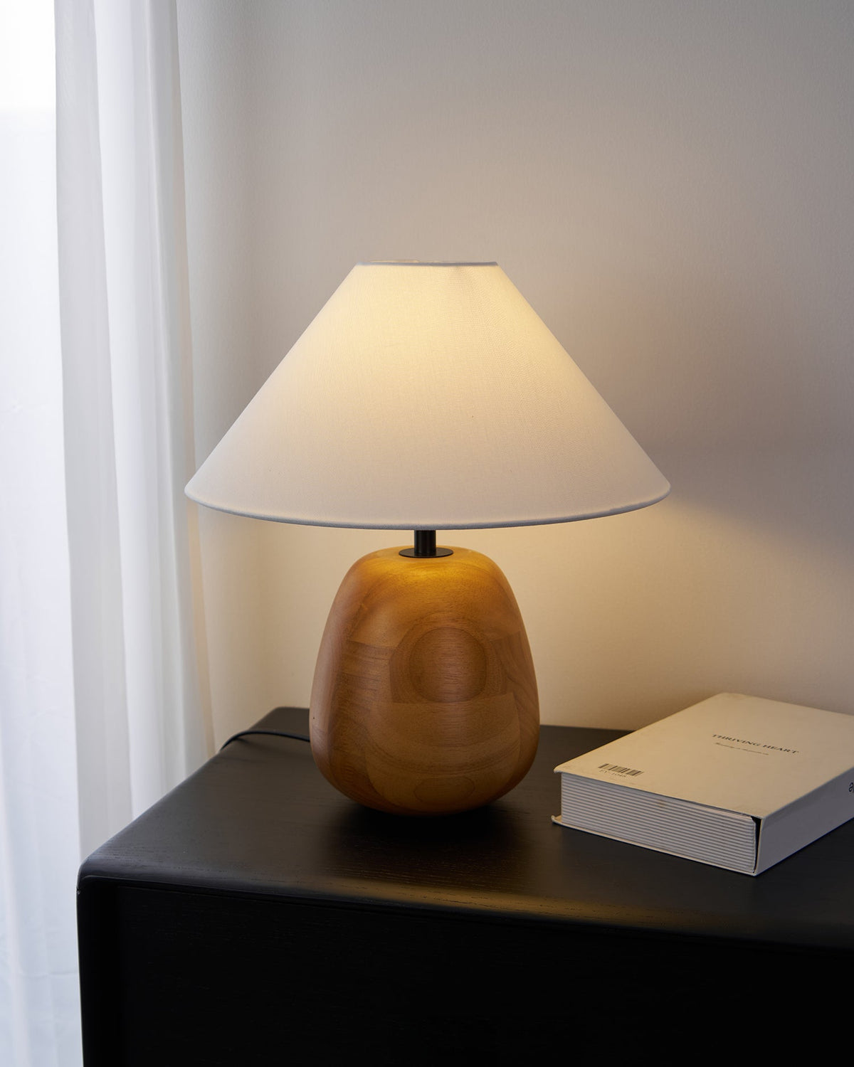 Syloraya Modern Wood Table Lamp