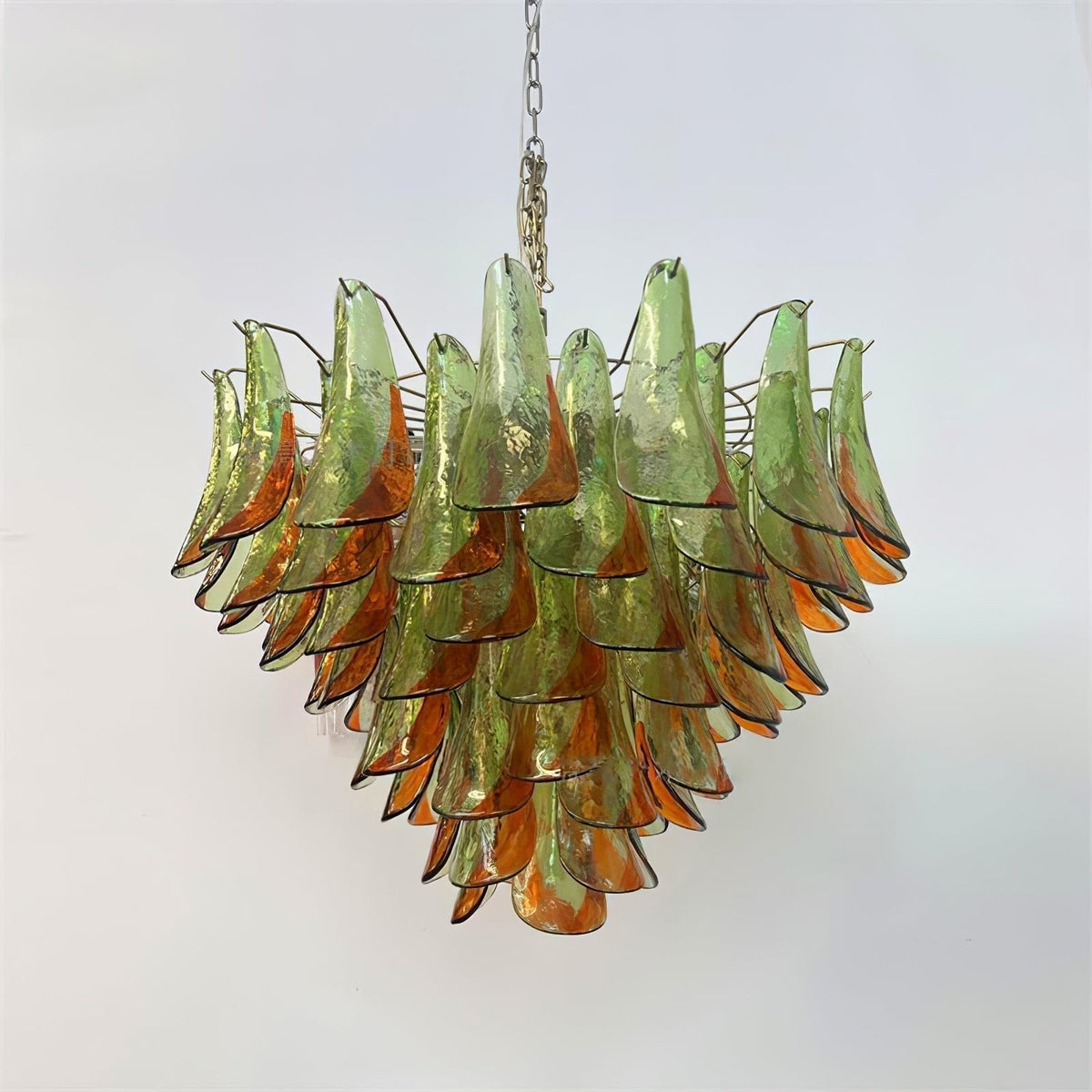 Celoraria Chandelier Murano Glass Petal Elegant
