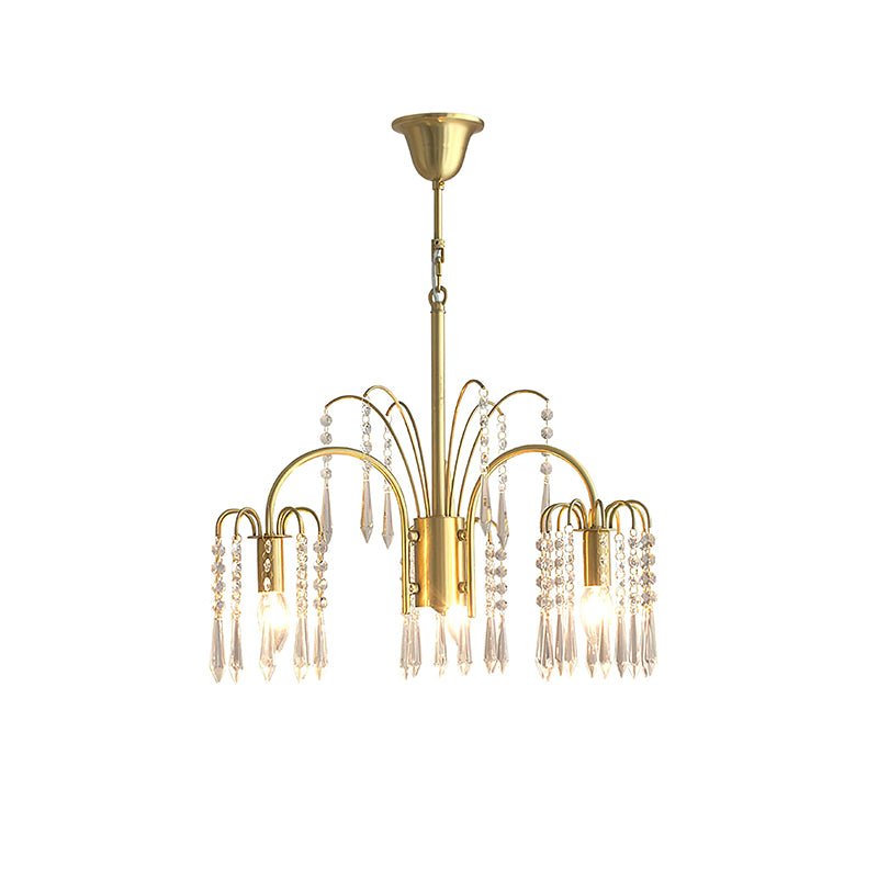 Selorora Chandelier Gold Crystal Isla Dawn Regal