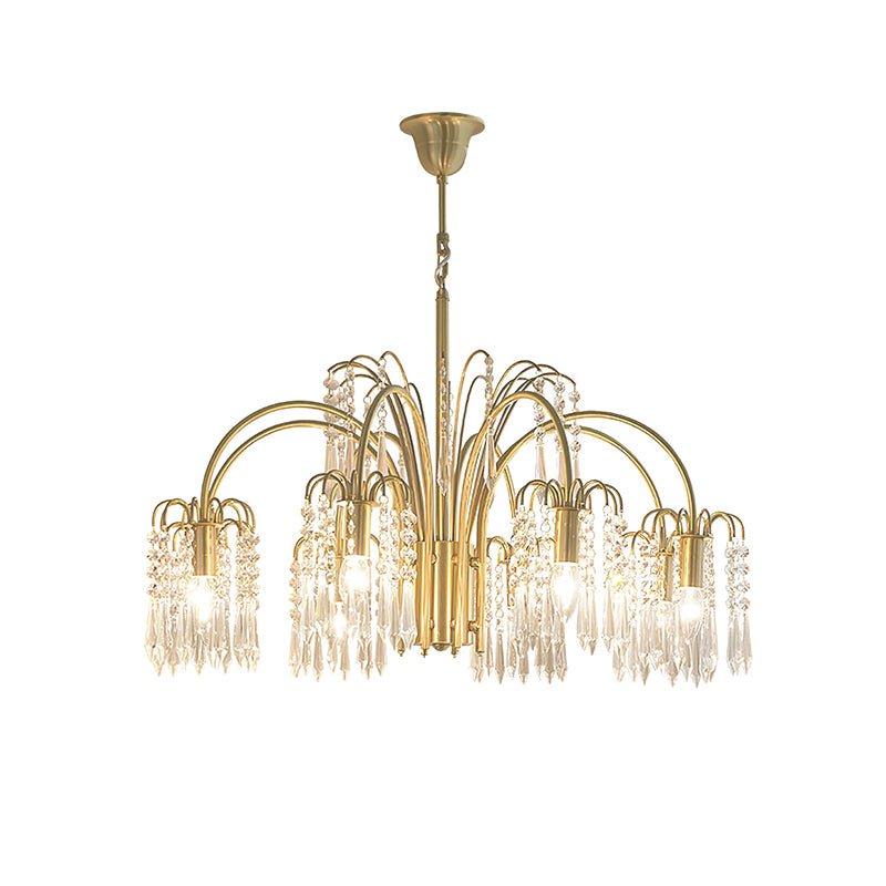 Selorora Chandelier Gold Crystal Isla Dawn Regal