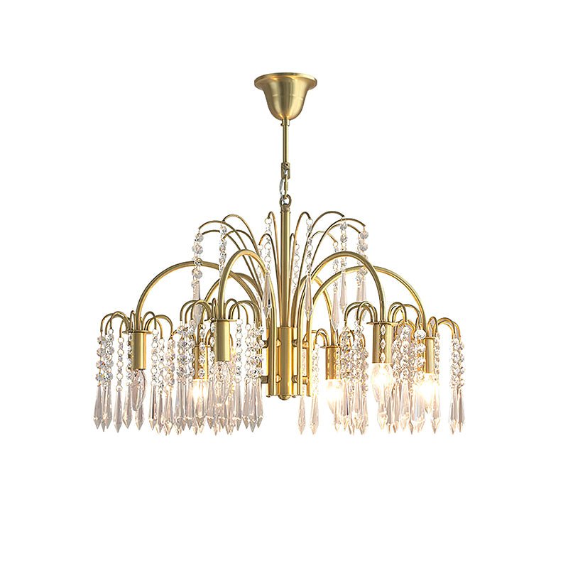 Selorora Chandelier Gold Crystal Isla Dawn Regal