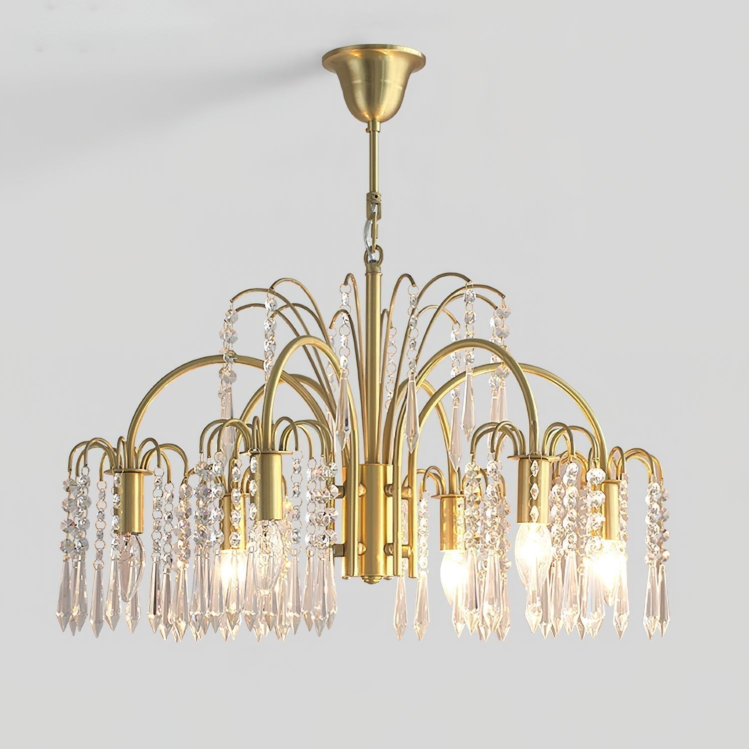 Selorora Chandelier Gold Crystal Isla Dawn Regal