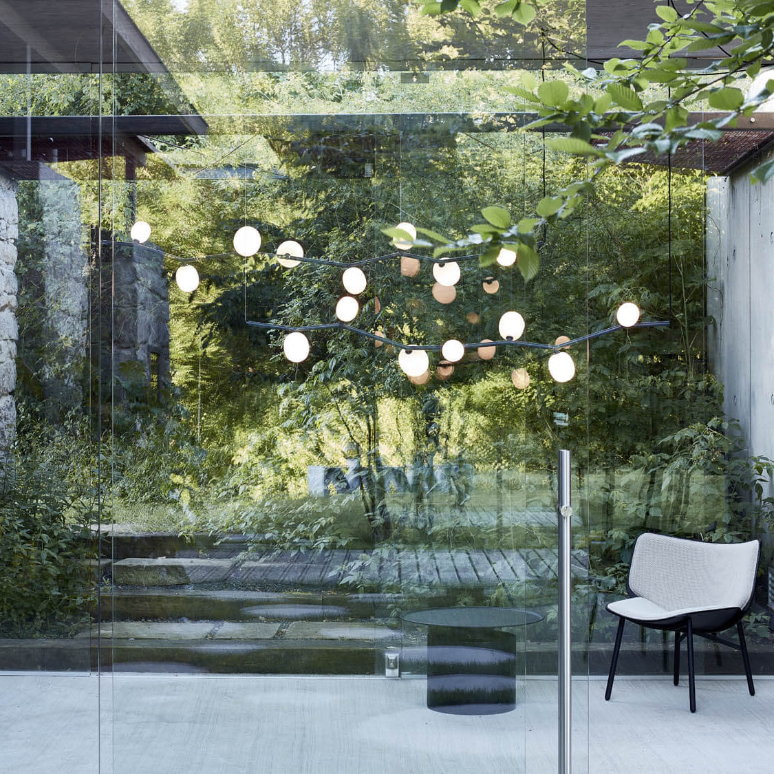 Evmirion Modern Minimalist Horizontal Glass Pendant Lamp