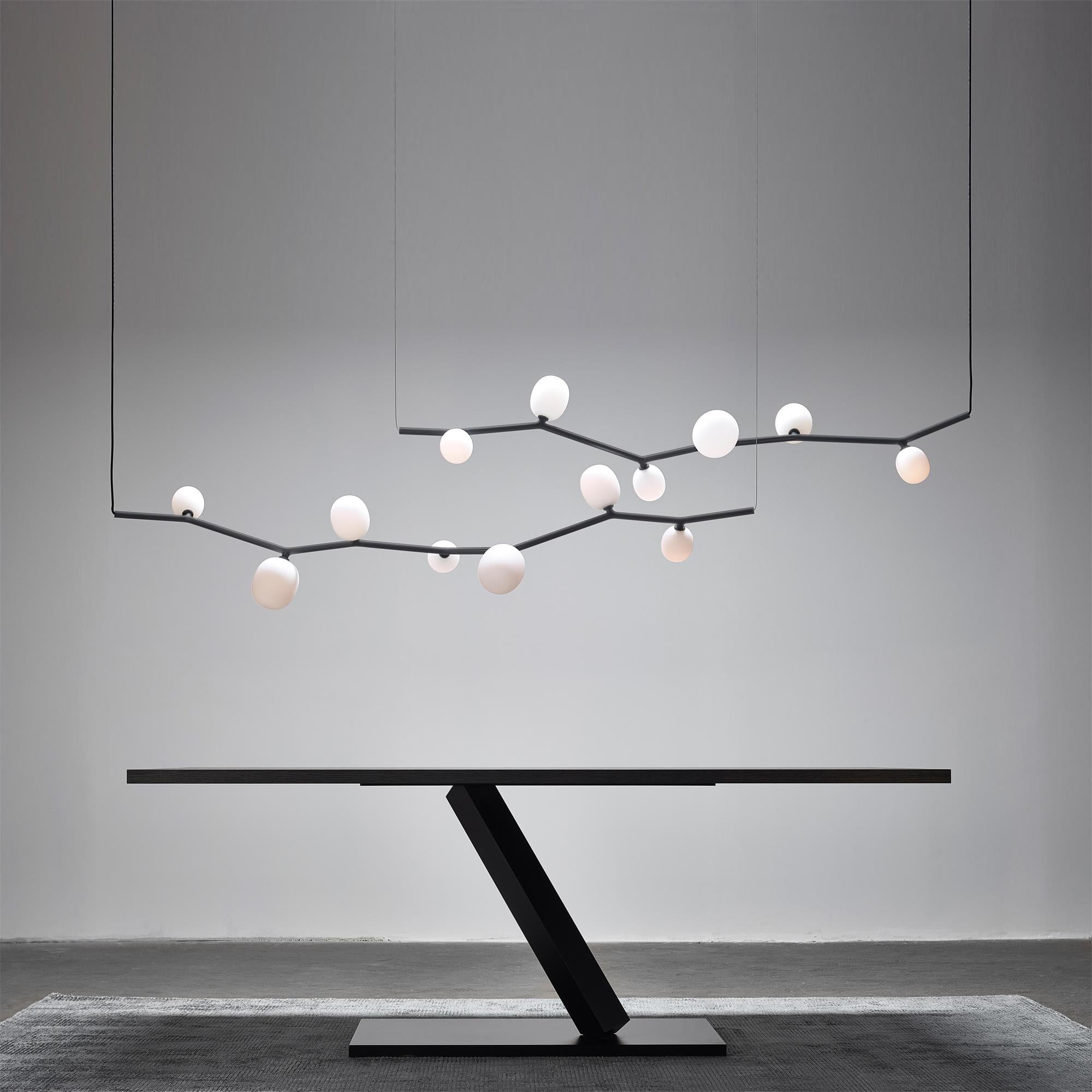 Evmirion Modern Minimalist Horizontal Glass Pendant Lamp
