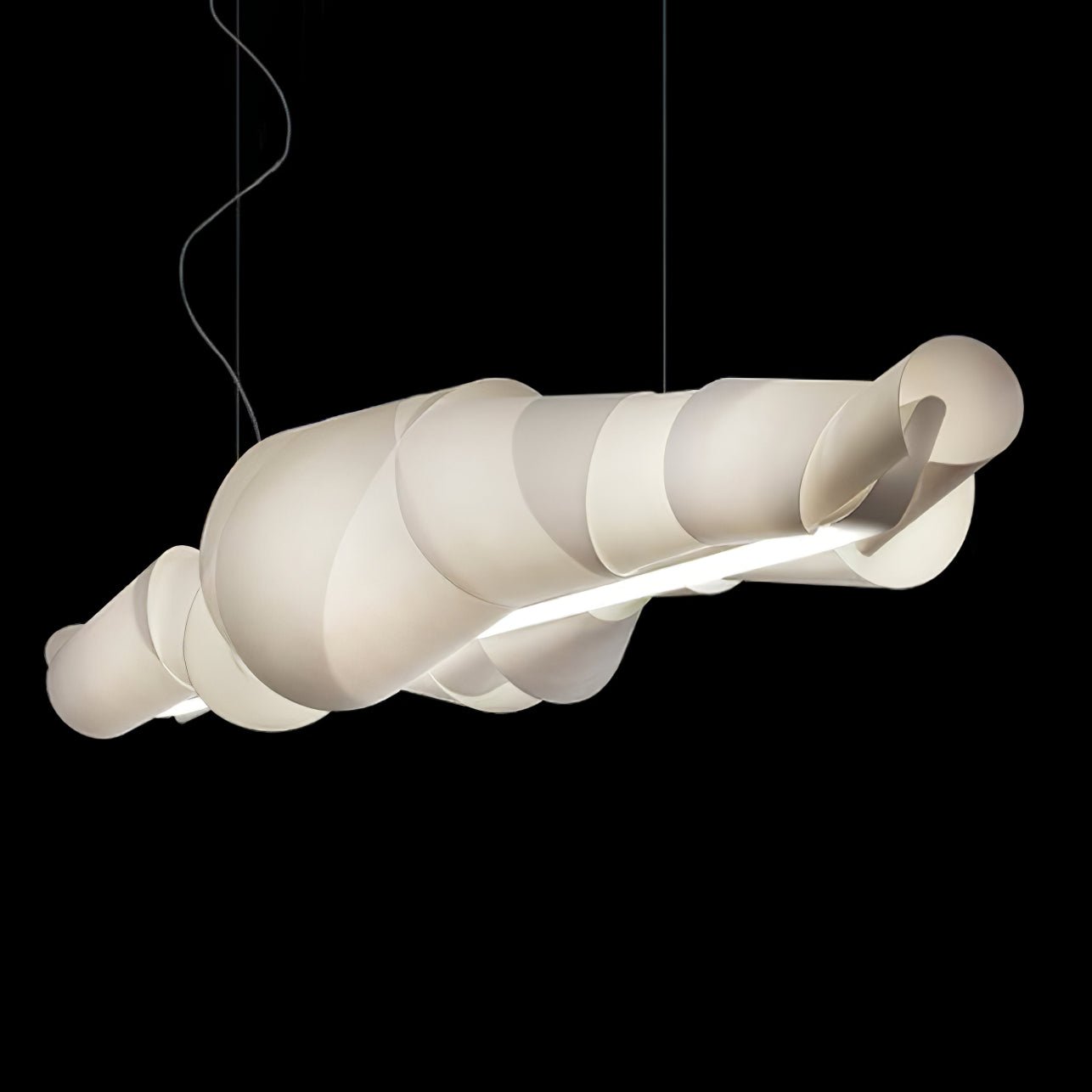 Ribbon Playful PVC Chandelier