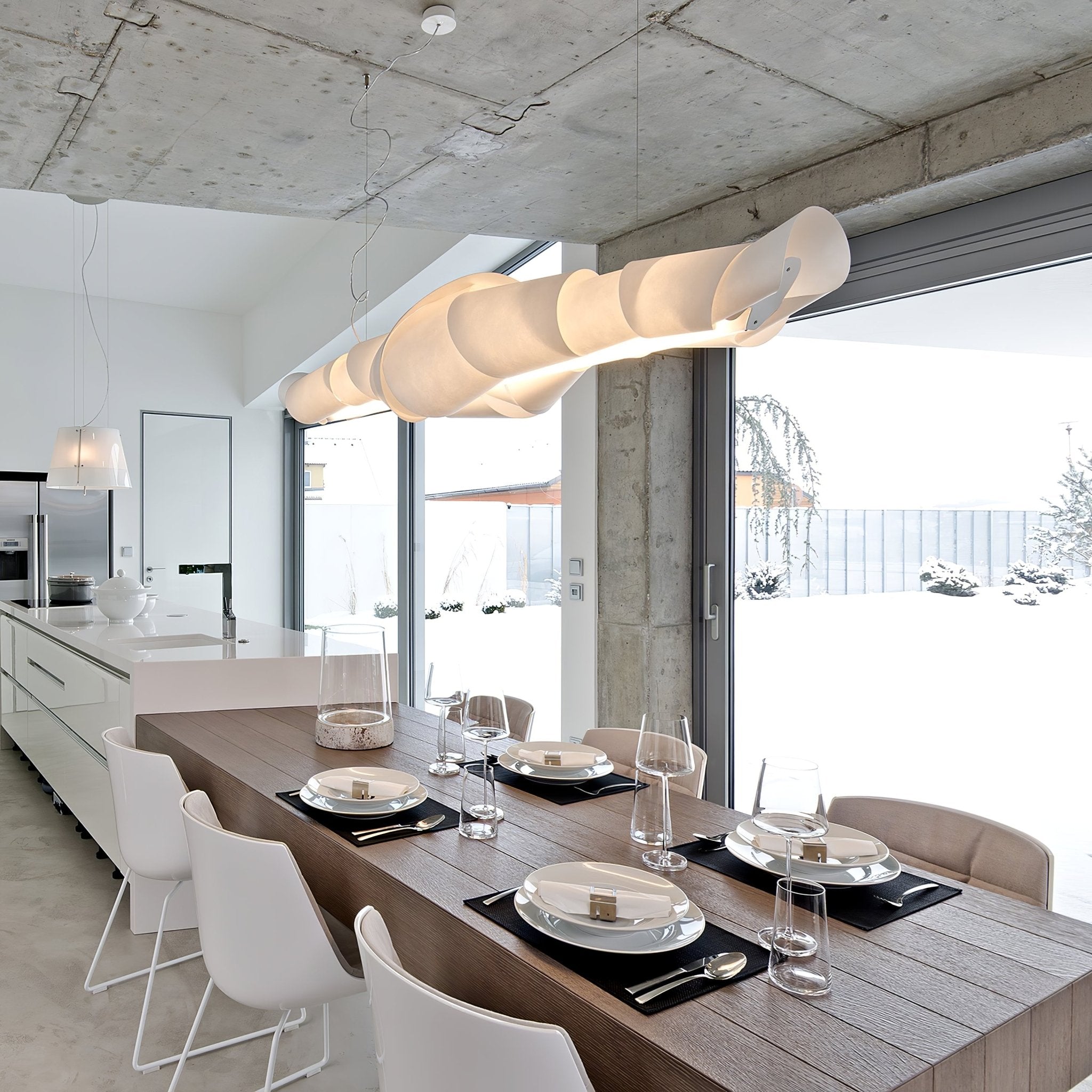 Ribbon Playful PVC Chandelier