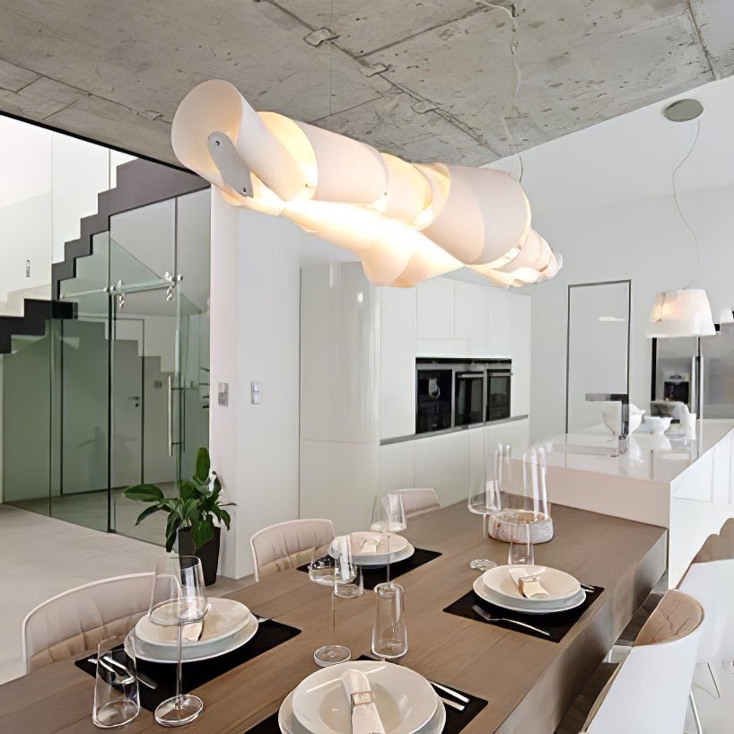 Ribbon Playful PVC Chandelier