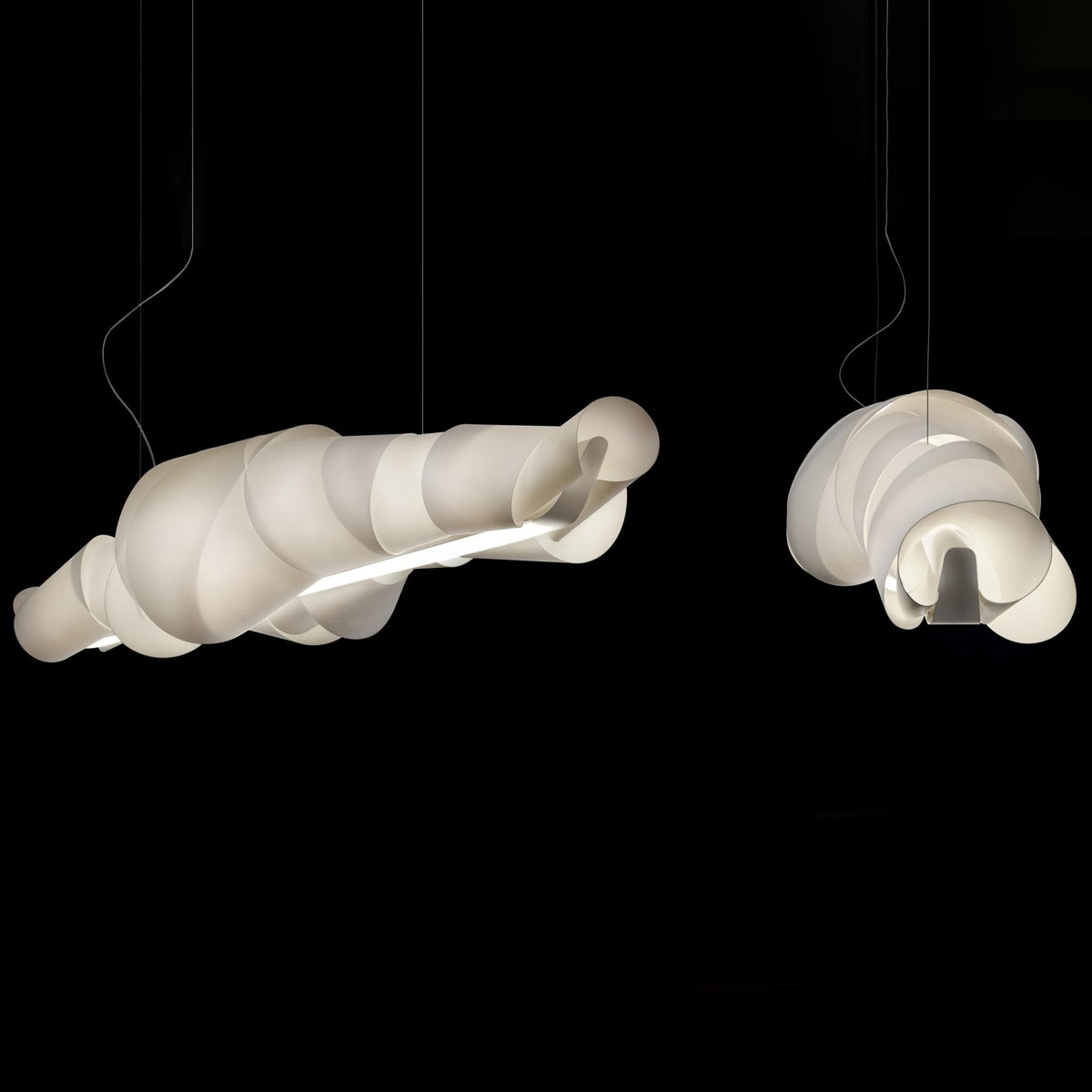 Ribbon Playful PVC Chandelier