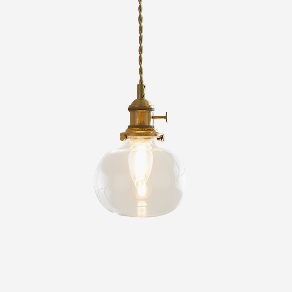 Glint Clear Glass Pendant Light - Neutral Decor
