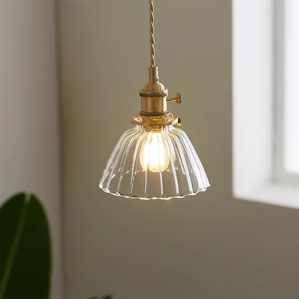 Glint Clear Glass Pendant Light - Neutral Decor