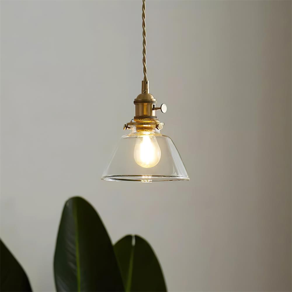 Glint Clear Glass Pendant Light - Neutral Decor
