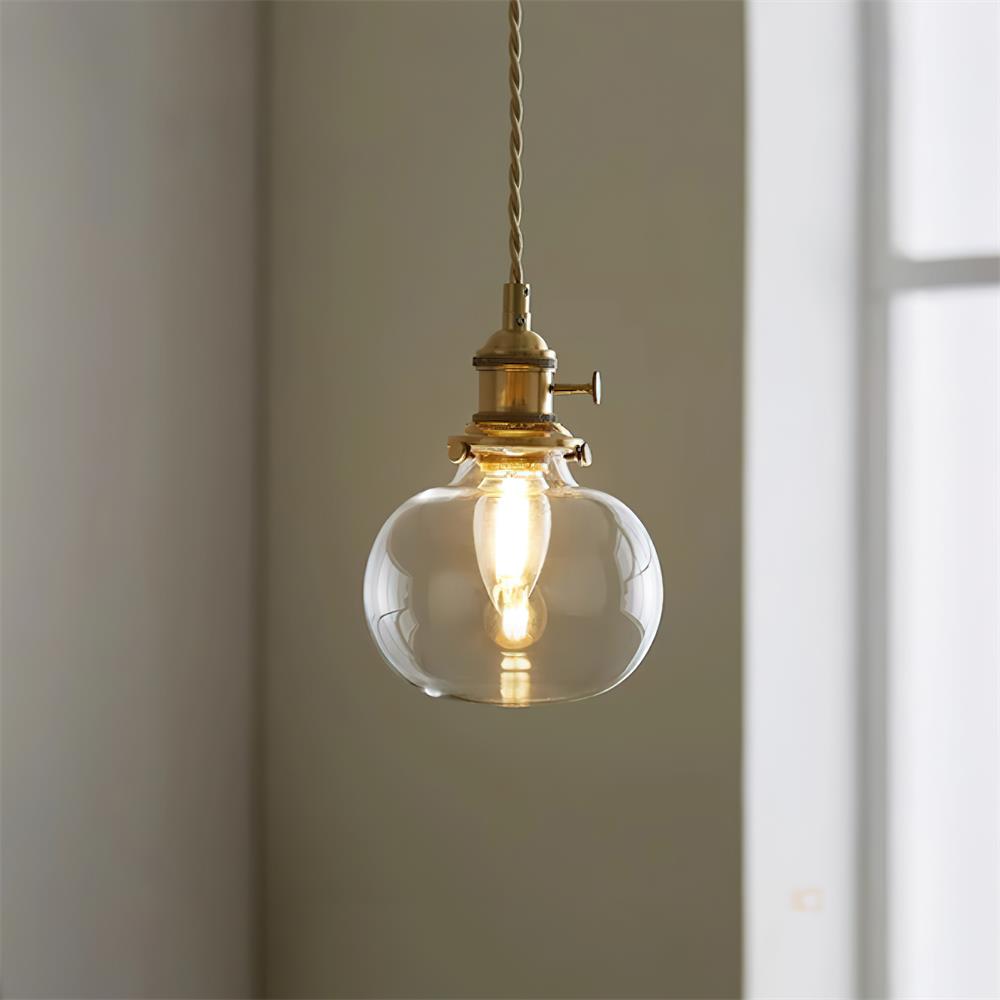 Glint Clear Glass Pendant Light - Neutral Decor