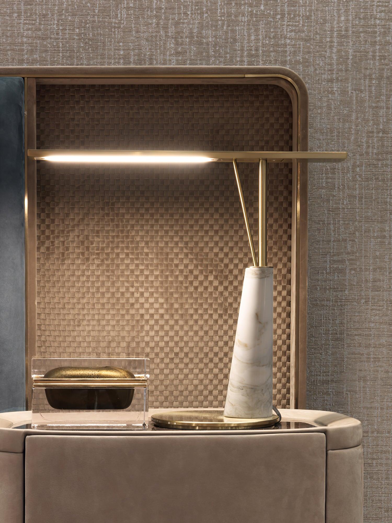 Lunaris Modern Marble Table Lamp