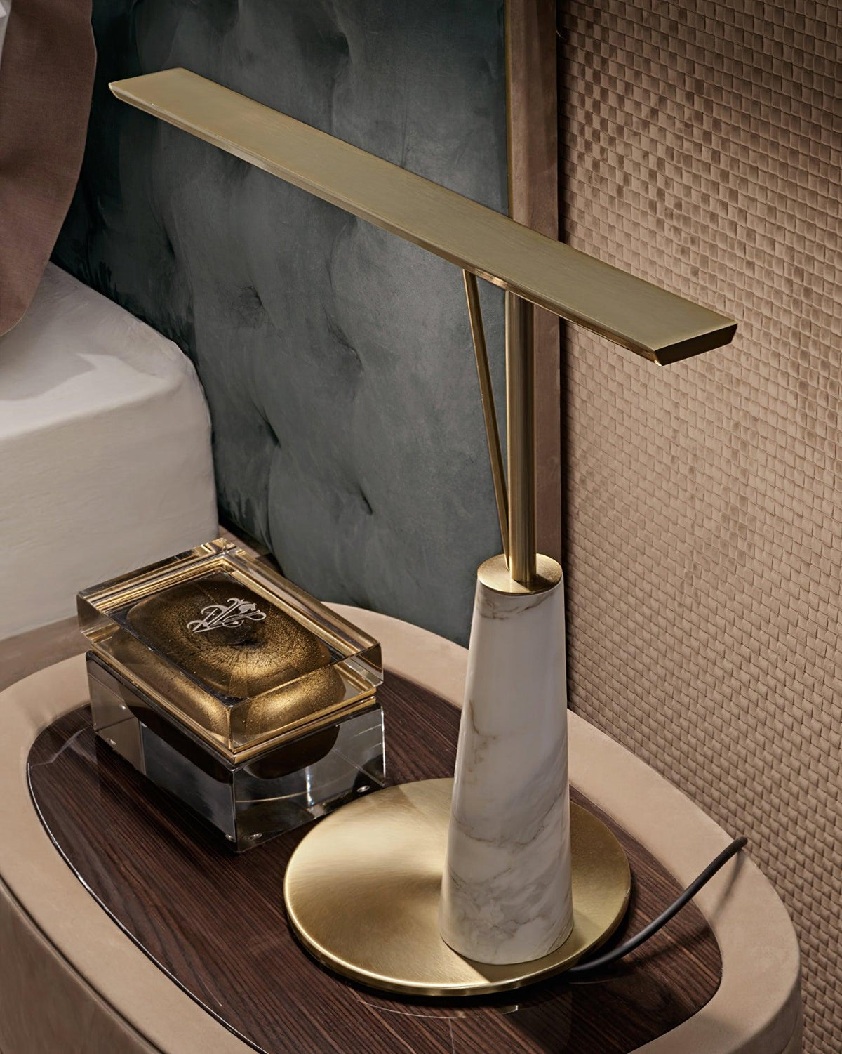 Lunaris Modern Marble Table Lamp