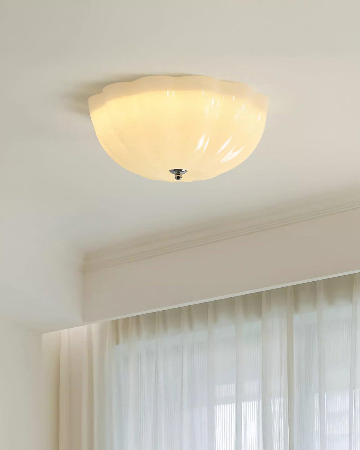 Etta Ceiling Lamp Glass Jelly Opalescent Bedroom