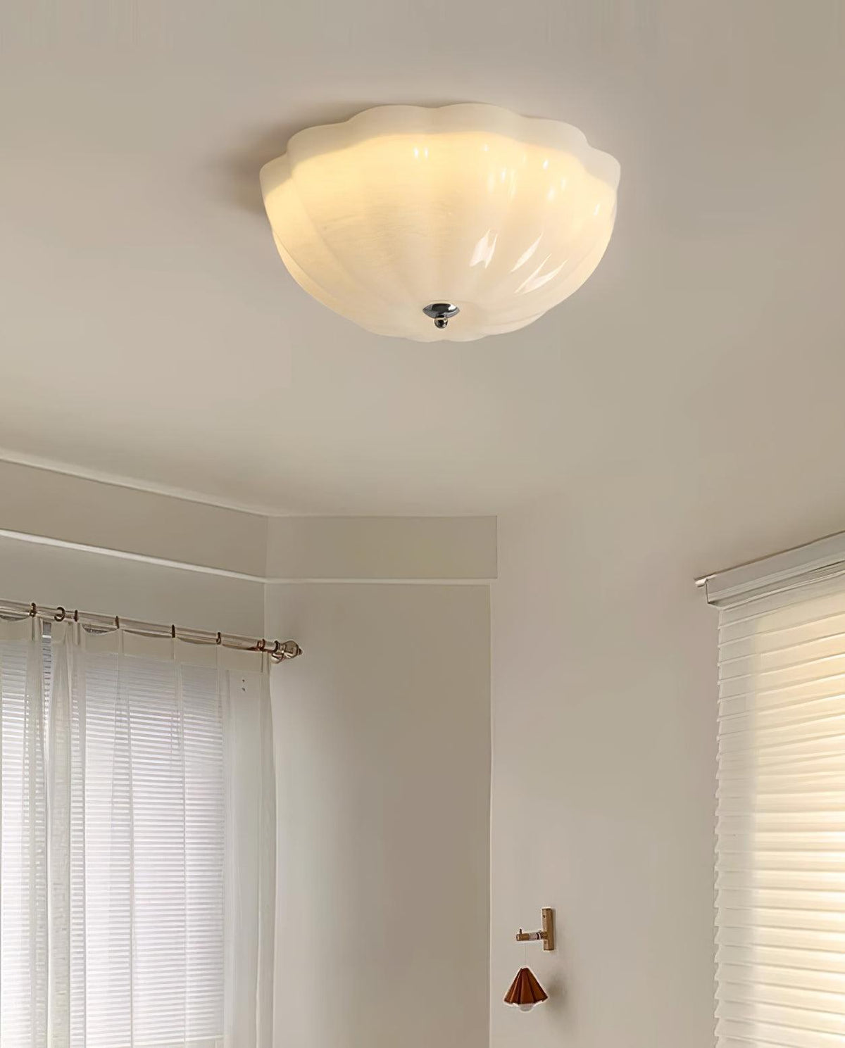 Etta Ceiling Lamp Glass Jelly Opalescent Bedroom