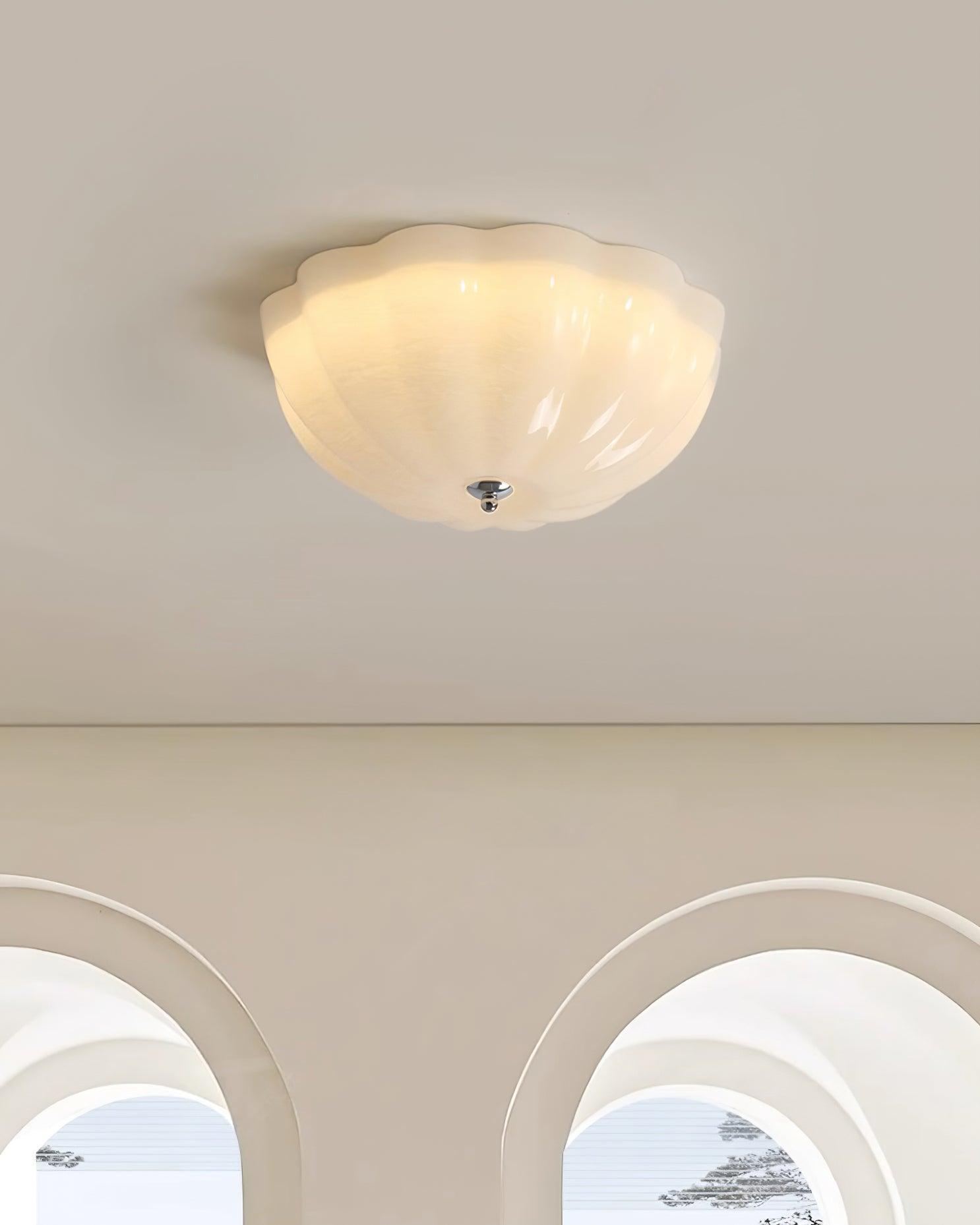 Etta Ceiling Lamp Glass Jelly Opalescent Bedroom