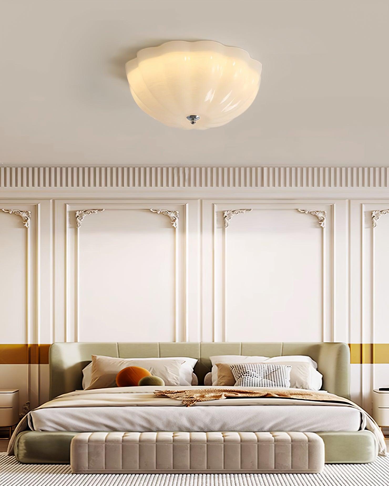Etta Ceiling Lamp Glass Jelly Opalescent Bedroom