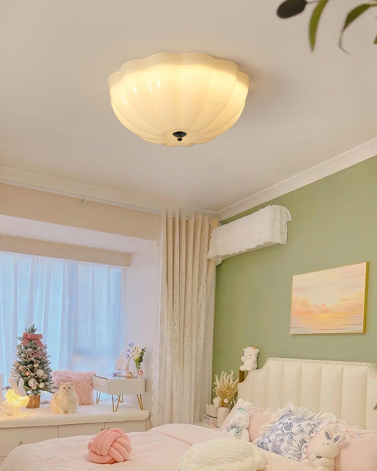 Etta Ceiling Lamp Glass Jelly Opalescent Bedroom