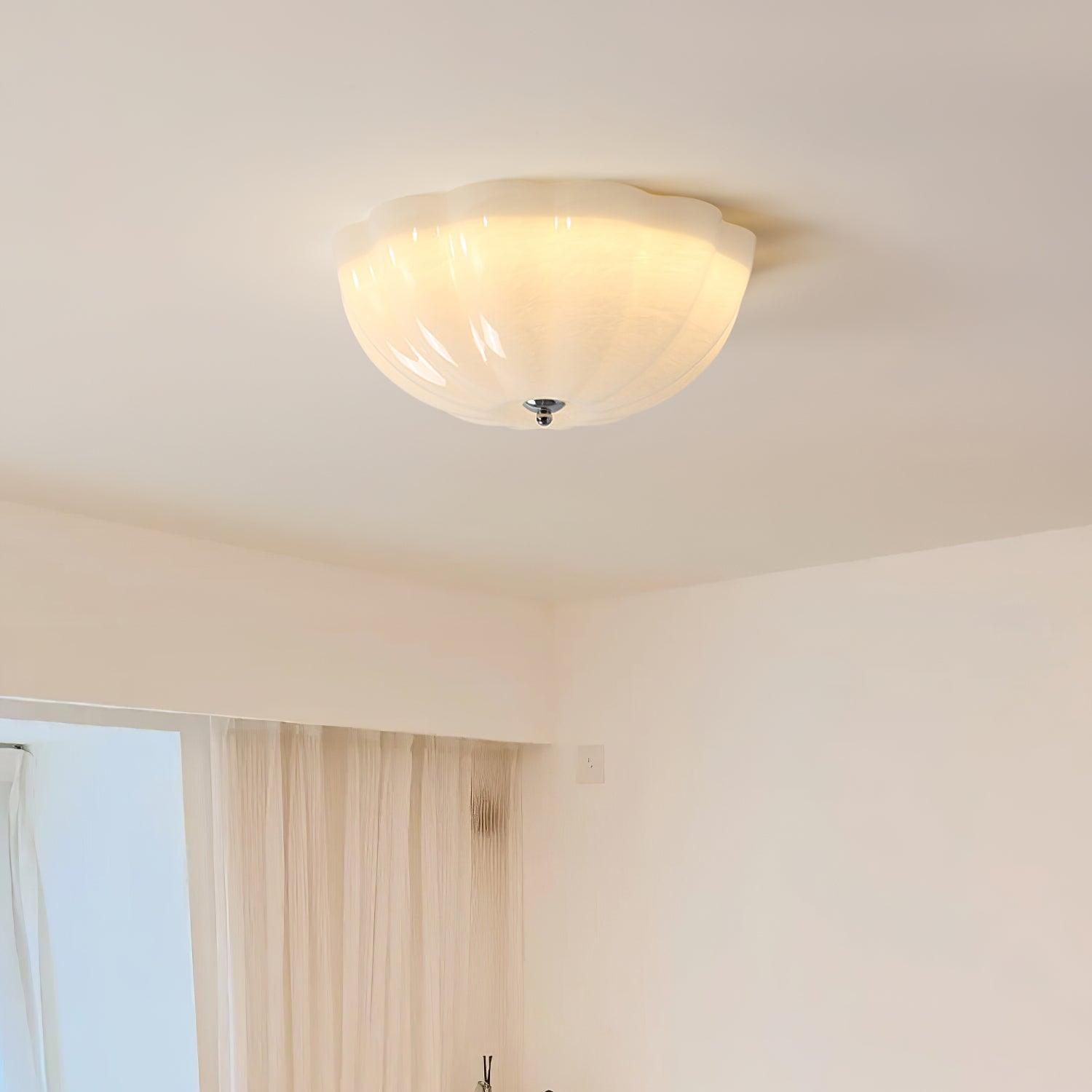 Etta Ceiling Lamp Glass Jelly Opalescent Bedroom