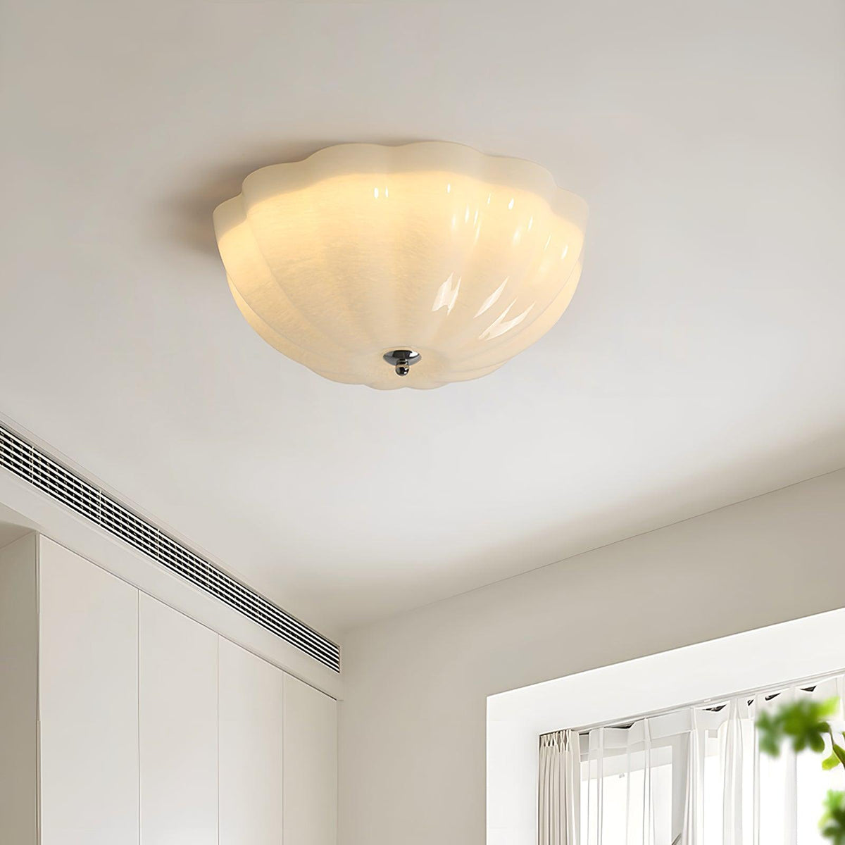 Etta Ceiling Lamp Glass Jelly Opalescent Bedroom