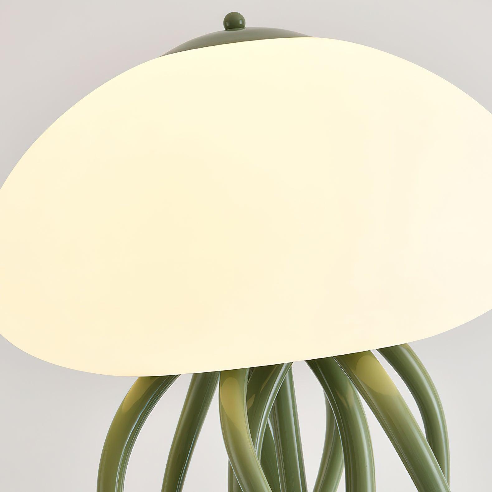 Zosilyra Whimsical Glass Jellyfish Table Lamp