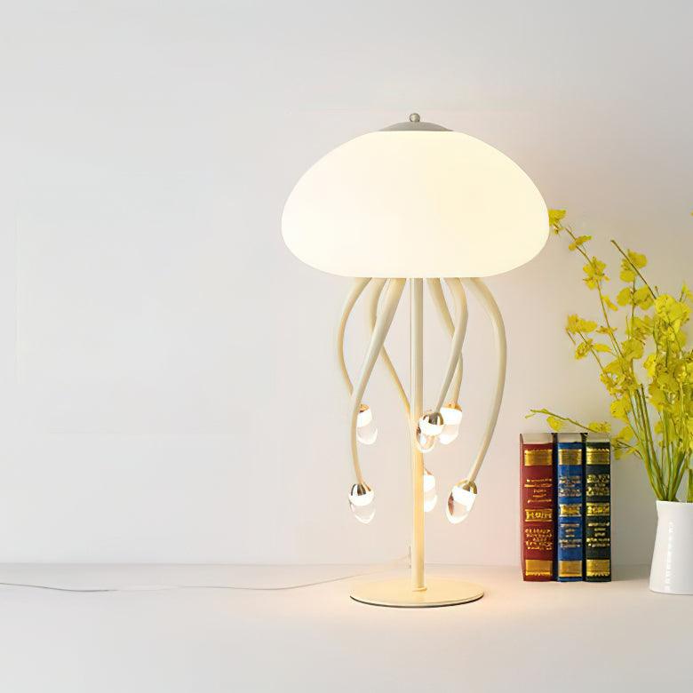 Zosilyra Whimsical Glass Jellyfish Table Lamp