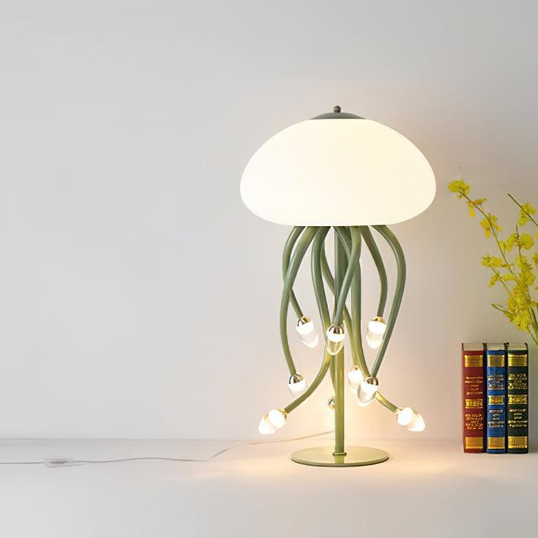Zosilyra Whimsical Glass Jellyfish Table Lamp
